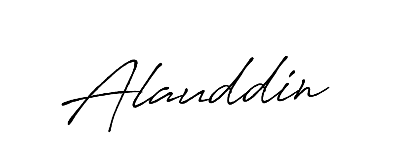 Alauddin stylish signature style. Best Handwritten Sign (Antro_Vectra_Bolder) for my name. Handwritten Signature Collection Ideas for my name Alauddin. Alauddin signature style 7 images and pictures png