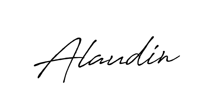 Make a beautiful signature design for name Alaudin. With this signature (Antro_Vectra_Bolder) style, you can create a handwritten signature for free. Alaudin signature style 7 images and pictures png