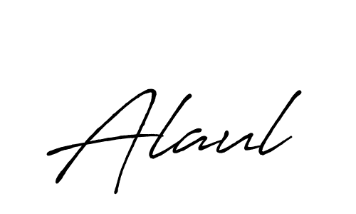 How to make Alaul signature? Antro_Vectra_Bolder is a professional autograph style. Create handwritten signature for Alaul name. Alaul signature style 7 images and pictures png