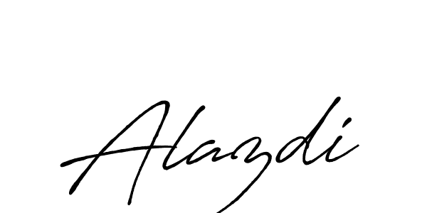 Also we have Alazdi name is the best signature style. Create professional handwritten signature collection using Antro_Vectra_Bolder autograph style. Alazdi signature style 7 images and pictures png