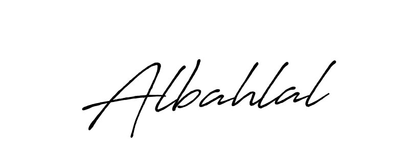 Also we have Albahlal name is the best signature style. Create professional handwritten signature collection using Antro_Vectra_Bolder autograph style. Albahlal signature style 7 images and pictures png
