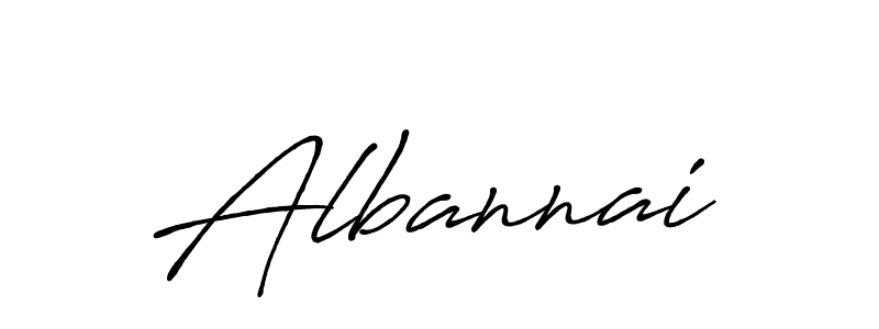 The best way (Antro_Vectra_Bolder) to make a short signature is to pick only two or three words in your name. The name Albannai include a total of six letters. For converting this name. Albannai signature style 7 images and pictures png