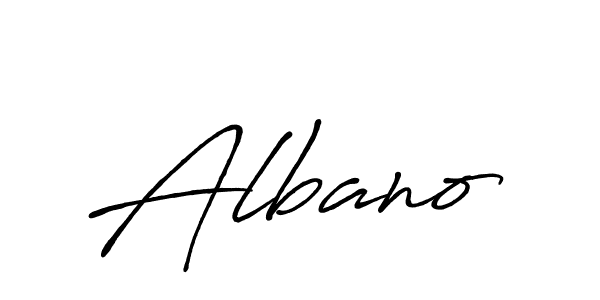 Similarly Antro_Vectra_Bolder is the best handwritten signature design. Signature creator online .You can use it as an online autograph creator for name Albano. Albano signature style 7 images and pictures png