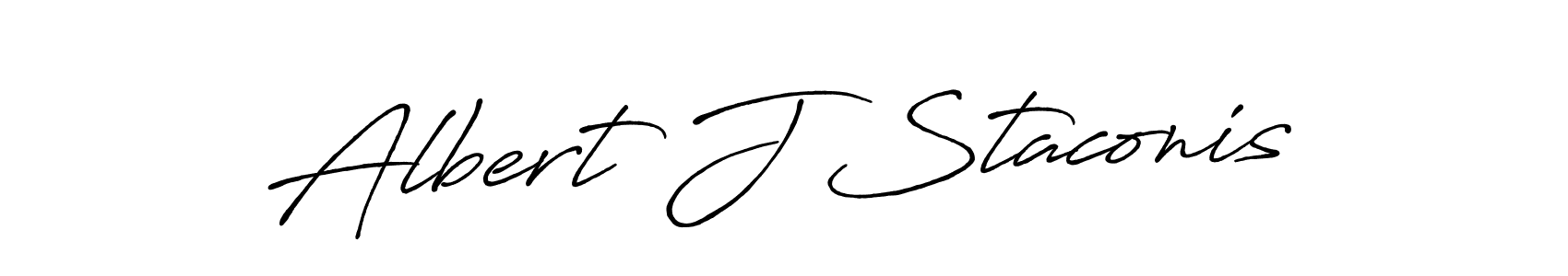 It looks lik you need a new signature style for name Albert J Staconis. Design unique handwritten (Antro_Vectra_Bolder) signature with our free signature maker in just a few clicks. Albert J Staconis signature style 7 images and pictures png