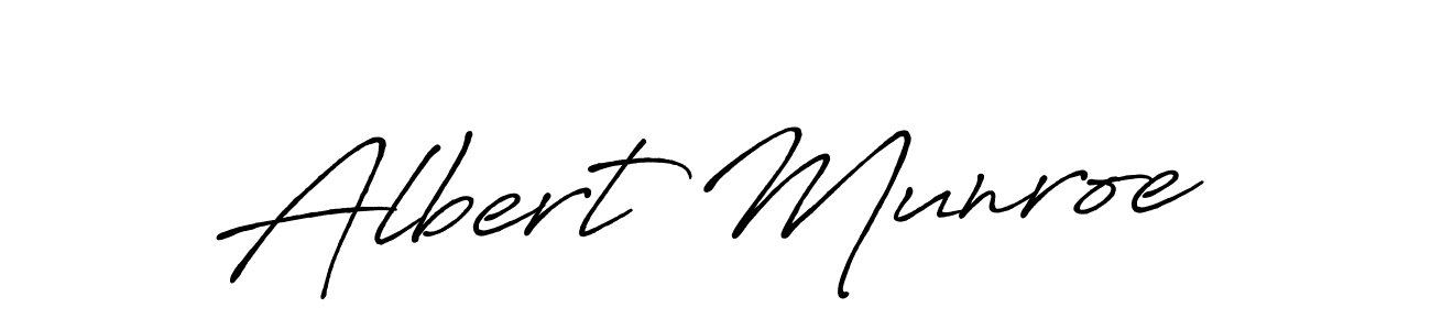 if you are searching for the best signature style for your name Albert Munroe. so please give up your signature search. here we have designed multiple signature styles  using Antro_Vectra_Bolder. Albert Munroe signature style 7 images and pictures png