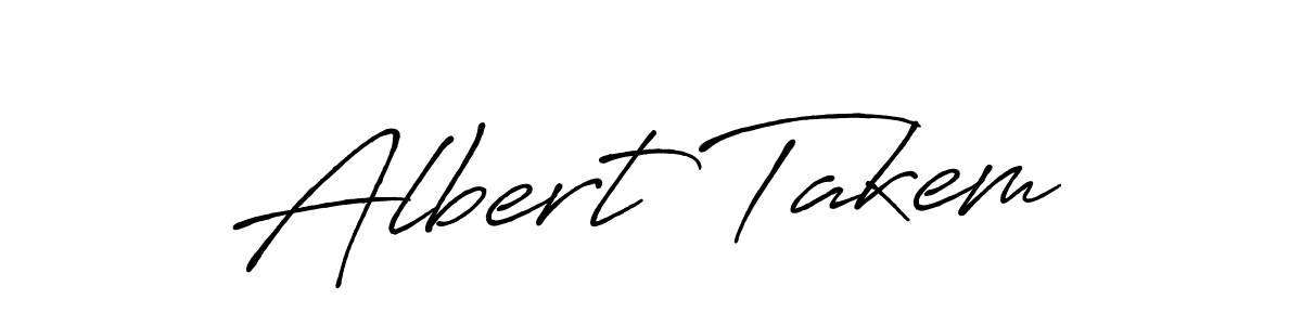 Also we have Albert Takem name is the best signature style. Create professional handwritten signature collection using Antro_Vectra_Bolder autograph style. Albert Takem signature style 7 images and pictures png
