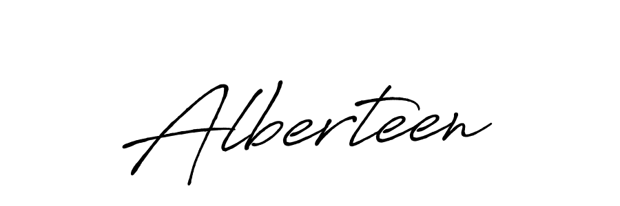 You should practise on your own different ways (Antro_Vectra_Bolder) to write your name (Alberteen) in signature. don't let someone else do it for you. Alberteen signature style 7 images and pictures png