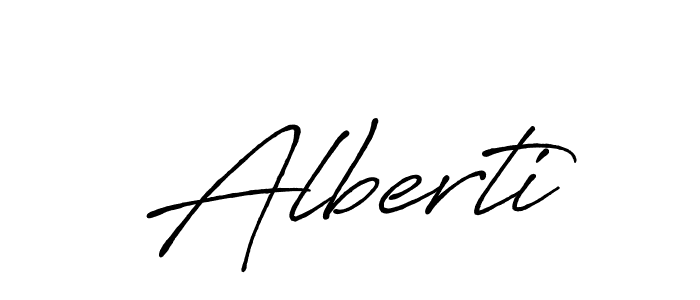 How to make Alberti name signature. Use Antro_Vectra_Bolder style for creating short signs online. This is the latest handwritten sign. Alberti signature style 7 images and pictures png
