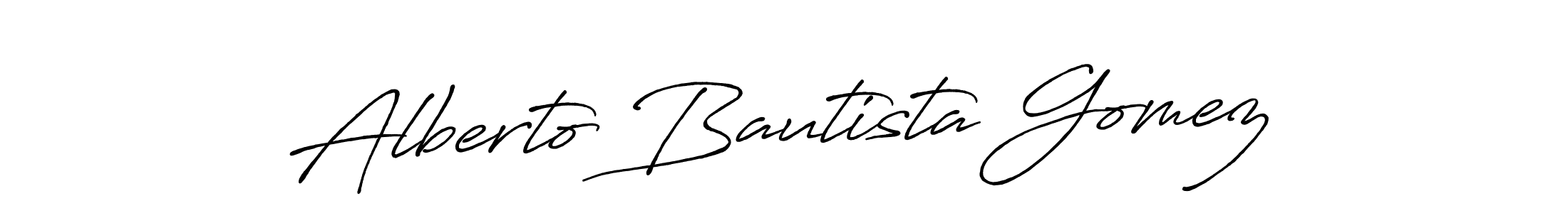 It looks lik you need a new signature style for name Alberto Bautista Gomez. Design unique handwritten (Antro_Vectra_Bolder) signature with our free signature maker in just a few clicks. Alberto Bautista Gomez signature style 7 images and pictures png