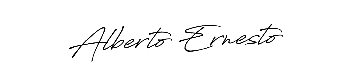 How to make Alberto Ernesto signature? Antro_Vectra_Bolder is a professional autograph style. Create handwritten signature for Alberto Ernesto name. Alberto Ernesto signature style 7 images and pictures png