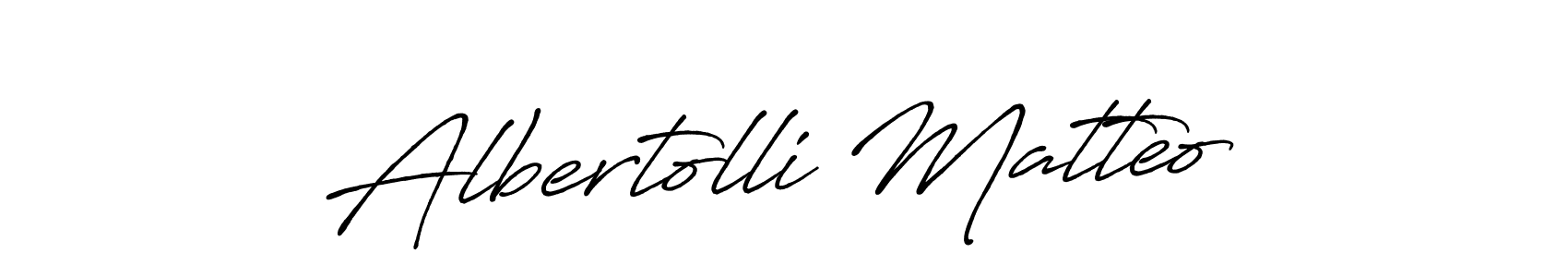 How to make Albertolli Matteo signature? Antro_Vectra_Bolder is a professional autograph style. Create handwritten signature for Albertolli Matteo name. Albertolli Matteo signature style 7 images and pictures png