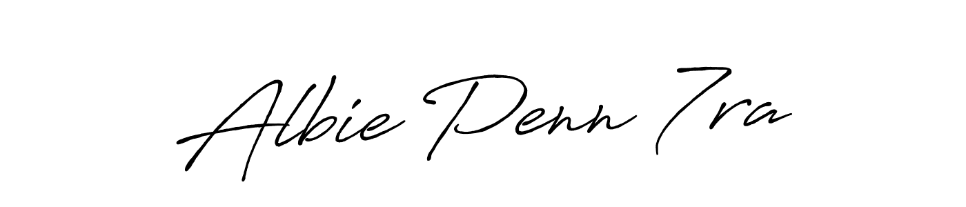 Antro_Vectra_Bolder is a professional signature style that is perfect for those who want to add a touch of class to their signature. It is also a great choice for those who want to make their signature more unique. Get Albie Penn 7ra name to fancy signature for free. Albie Penn 7ra signature style 7 images and pictures png