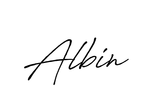 Also we have Albin name is the best signature style. Create professional handwritten signature collection using Antro_Vectra_Bolder autograph style. Albin signature style 7 images and pictures png