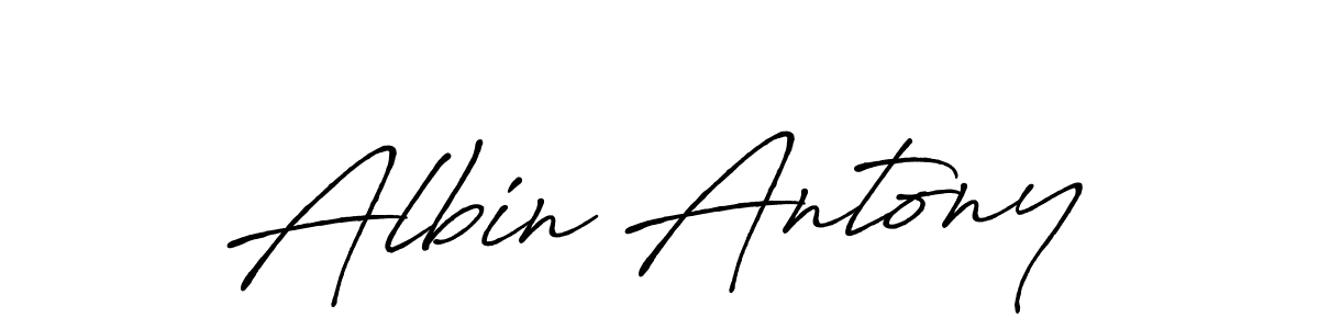 Also we have Albin Antony name is the best signature style. Create professional handwritten signature collection using Antro_Vectra_Bolder autograph style. Albin Antony signature style 7 images and pictures png