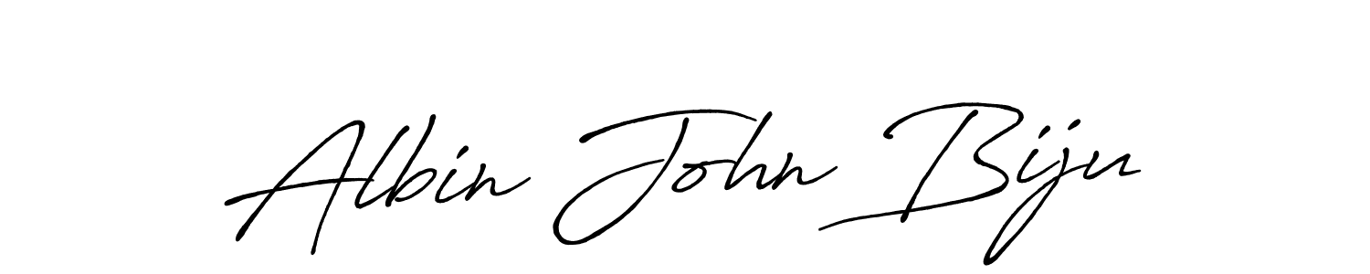 if you are searching for the best signature style for your name Albin John Biju. so please give up your signature search. here we have designed multiple signature styles  using Antro_Vectra_Bolder. Albin John Biju signature style 7 images and pictures png