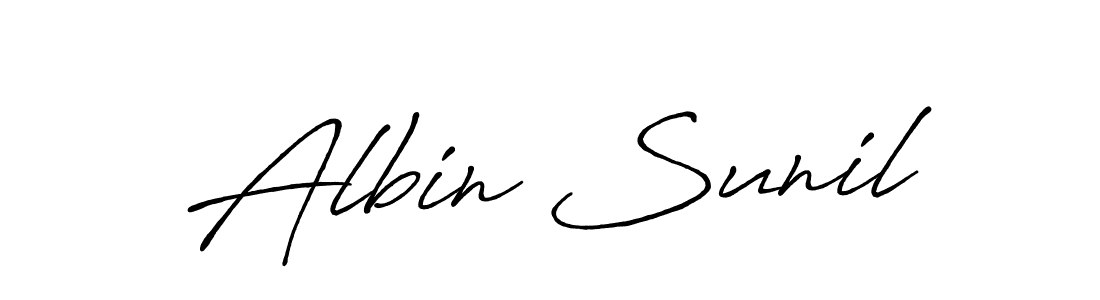 Antro_Vectra_Bolder is a professional signature style that is perfect for those who want to add a touch of class to their signature. It is also a great choice for those who want to make their signature more unique. Get Albin Sunil name to fancy signature for free. Albin Sunil signature style 7 images and pictures png