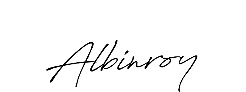 Create a beautiful signature design for name Albinroy. With this signature (Antro_Vectra_Bolder) fonts, you can make a handwritten signature for free. Albinroy signature style 7 images and pictures png