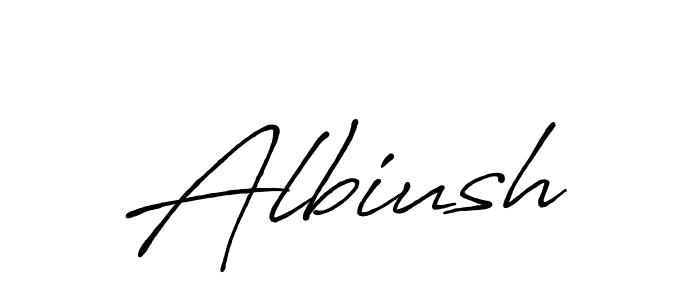 Also we have Albiush name is the best signature style. Create professional handwritten signature collection using Antro_Vectra_Bolder autograph style. Albiush signature style 7 images and pictures png