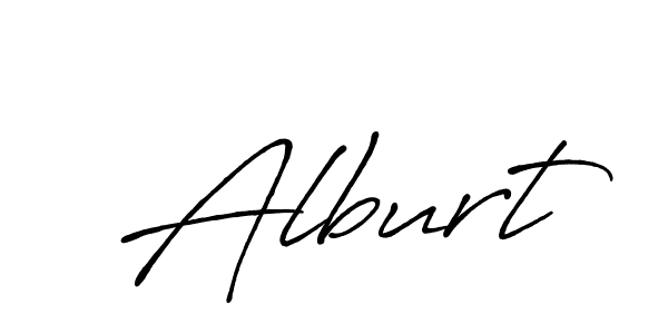 The best way (Antro_Vectra_Bolder) to make a short signature is to pick only two or three words in your name. The name Alburt include a total of six letters. For converting this name. Alburt signature style 7 images and pictures png