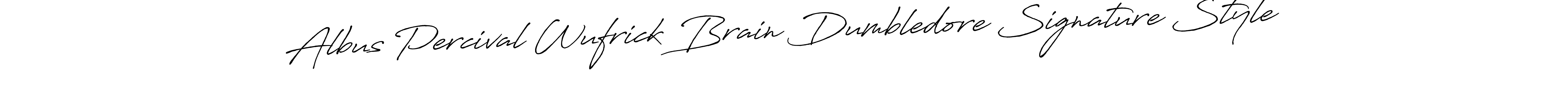 How to make Albus Percival Wufrick Brain Dumbledore Signature Style name signature. Use Antro_Vectra_Bolder style for creating short signs online. This is the latest handwritten sign. Albus Percival Wufrick Brain Dumbledore Signature Style signature style 7 images and pictures png