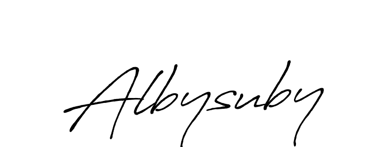 Make a beautiful signature design for name Albysuby. Use this online signature maker to create a handwritten signature for free. Albysuby signature style 7 images and pictures png