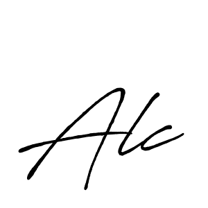 Create a beautiful signature design for name Alc. With this signature (Antro_Vectra_Bolder) fonts, you can make a handwritten signature for free. Alc signature style 7 images and pictures png