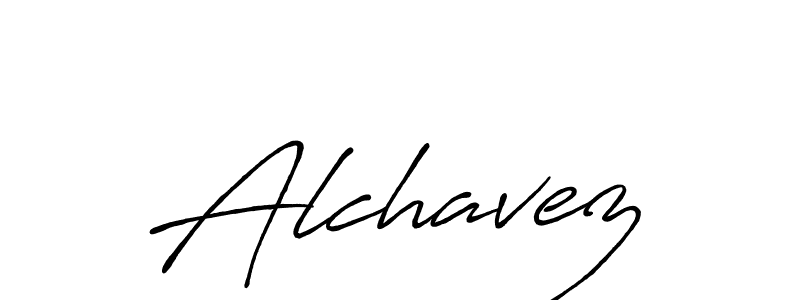 Also You can easily find your signature by using the search form. We will create Alchavez name handwritten signature images for you free of cost using Antro_Vectra_Bolder sign style. Alchavez signature style 7 images and pictures png