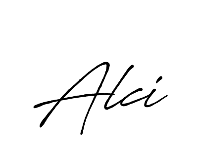 Make a beautiful signature design for name Alci. Use this online signature maker to create a handwritten signature for free. Alci signature style 7 images and pictures png