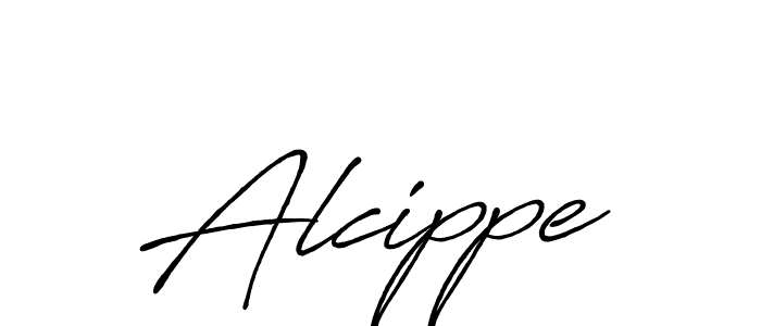 The best way (Antro_Vectra_Bolder) to make a short signature is to pick only two or three words in your name. The name Alcippe include a total of six letters. For converting this name. Alcippe signature style 7 images and pictures png