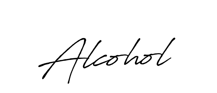 Make a beautiful signature design for name Alcohol. Use this online signature maker to create a handwritten signature for free. Alcohol signature style 7 images and pictures png