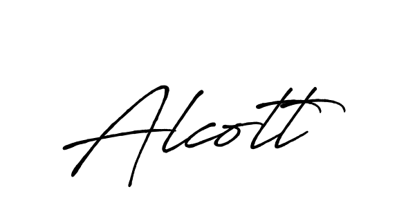 The best way (Antro_Vectra_Bolder) to make a short signature is to pick only two or three words in your name. The name Alcott include a total of six letters. For converting this name. Alcott signature style 7 images and pictures png