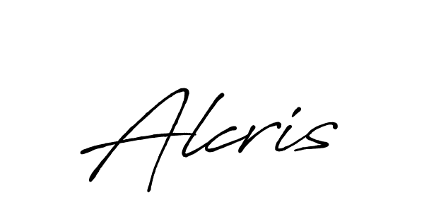 Make a beautiful signature design for name Alcris. With this signature (Antro_Vectra_Bolder) style, you can create a handwritten signature for free. Alcris signature style 7 images and pictures png