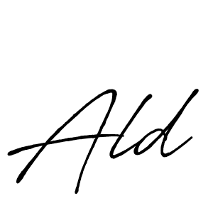 if you are searching for the best signature style for your name Ald. so please give up your signature search. here we have designed multiple signature styles  using Antro_Vectra_Bolder. Ald signature style 7 images and pictures png