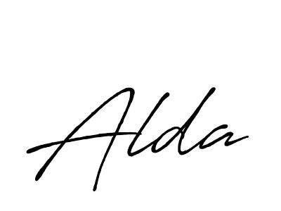 if you are searching for the best signature style for your name Alda. so please give up your signature search. here we have designed multiple signature styles  using Antro_Vectra_Bolder. Alda signature style 7 images and pictures png