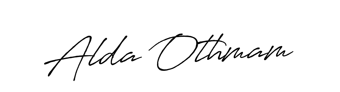 It looks lik you need a new signature style for name Alda Othmam. Design unique handwritten (Antro_Vectra_Bolder) signature with our free signature maker in just a few clicks. Alda Othmam signature style 7 images and pictures png