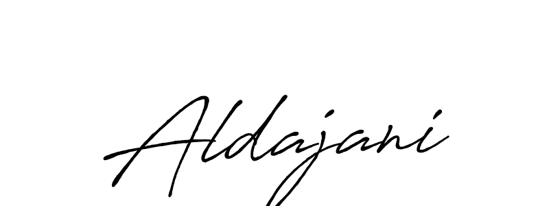 It looks lik you need a new signature style for name Aldajani. Design unique handwritten (Antro_Vectra_Bolder) signature with our free signature maker in just a few clicks. Aldajani signature style 7 images and pictures png