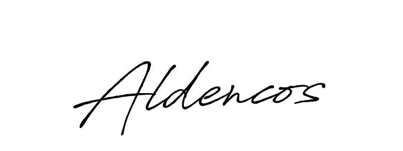 Aldencos stylish signature style. Best Handwritten Sign (Antro_Vectra_Bolder) for my name. Handwritten Signature Collection Ideas for my name Aldencos. Aldencos signature style 7 images and pictures png