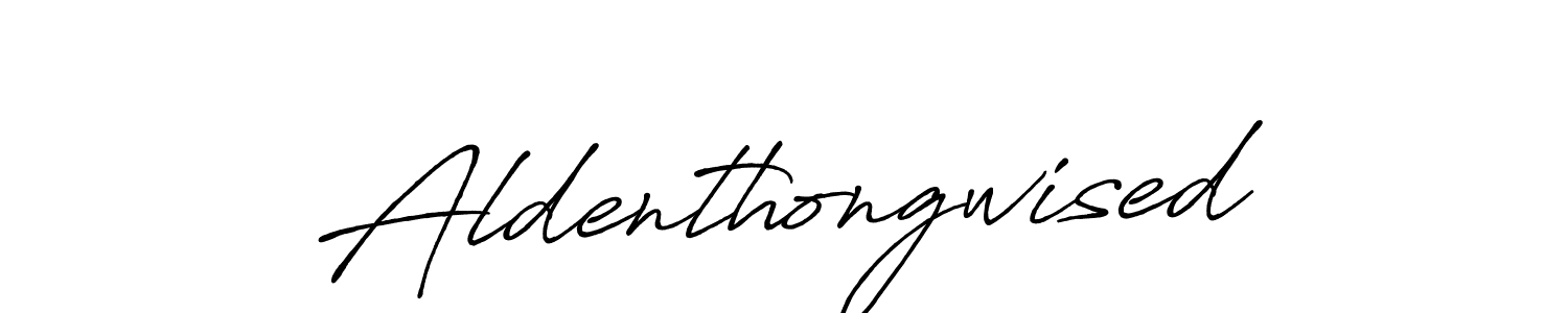Aldenthongwised stylish signature style. Best Handwritten Sign (Antro_Vectra_Bolder) for my name. Handwritten Signature Collection Ideas for my name Aldenthongwised. Aldenthongwised signature style 7 images and pictures png