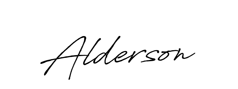 The best way (Antro_Vectra_Bolder) to make a short signature is to pick only two or three words in your name. The name Alderson include a total of six letters. For converting this name. Alderson signature style 7 images and pictures png