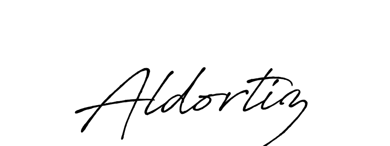 Use a signature maker to create a handwritten signature online. With this signature software, you can design (Antro_Vectra_Bolder) your own signature for name Aldortiz. Aldortiz signature style 7 images and pictures png