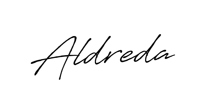 Design your own signature with our free online signature maker. With this signature software, you can create a handwritten (Antro_Vectra_Bolder) signature for name Aldreda. Aldreda signature style 7 images and pictures png