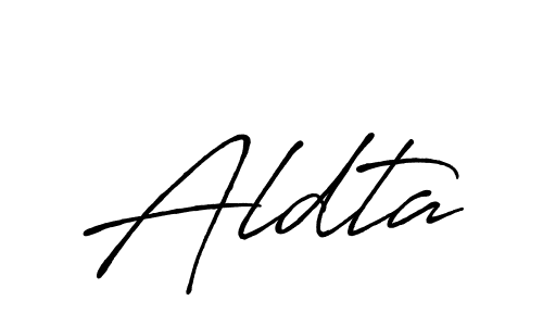 It looks lik you need a new signature style for name Aldta. Design unique handwritten (Antro_Vectra_Bolder) signature with our free signature maker in just a few clicks. Aldta signature style 7 images and pictures png