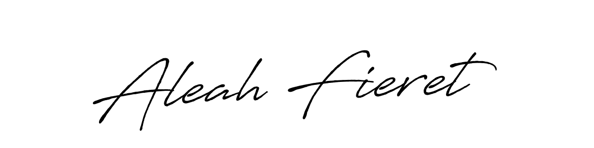 Similarly Antro_Vectra_Bolder is the best handwritten signature design. Signature creator online .You can use it as an online autograph creator for name Aleah Fieret. Aleah Fieret signature style 7 images and pictures png