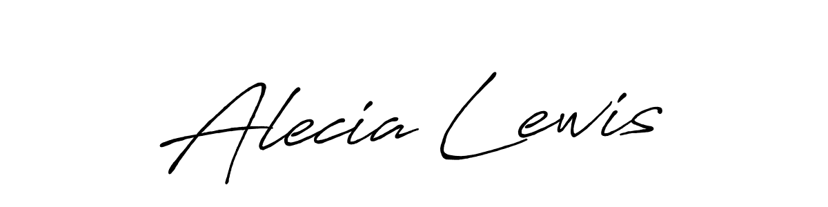 Also we have Alecia Lewis name is the best signature style. Create professional handwritten signature collection using Antro_Vectra_Bolder autograph style. Alecia Lewis signature style 7 images and pictures png