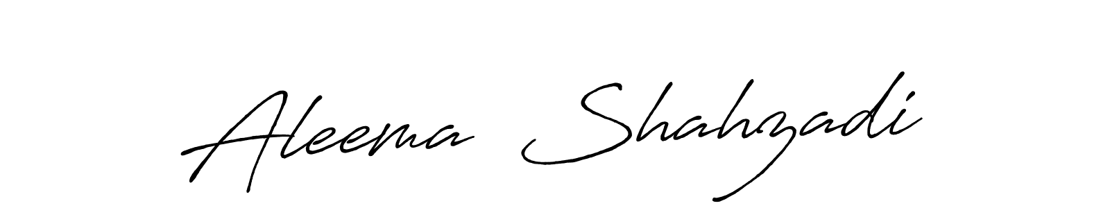 Antro_Vectra_Bolder is a professional signature style that is perfect for those who want to add a touch of class to their signature. It is also a great choice for those who want to make their signature more unique. Get Aleema  Shahzadi name to fancy signature for free. Aleema  Shahzadi signature style 7 images and pictures png