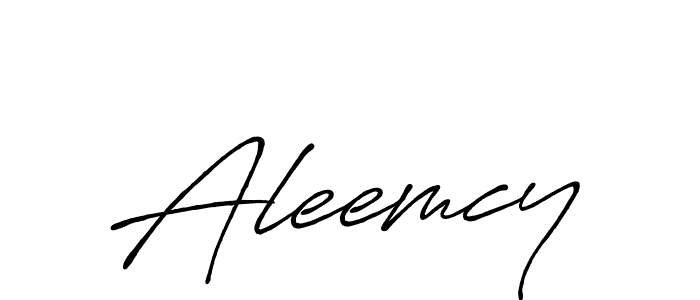 Aleemcy stylish signature style. Best Handwritten Sign (Antro_Vectra_Bolder) for my name. Handwritten Signature Collection Ideas for my name Aleemcy. Aleemcy signature style 7 images and pictures png