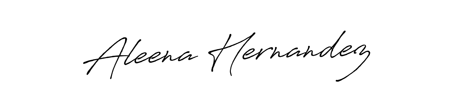 How to make Aleena Hernandez name signature. Use Antro_Vectra_Bolder style for creating short signs online. This is the latest handwritten sign. Aleena Hernandez signature style 7 images and pictures png