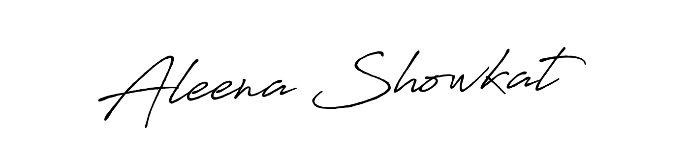 Also we have Aleena Showkat name is the best signature style. Create professional handwritten signature collection using Antro_Vectra_Bolder autograph style. Aleena Showkat signature style 7 images and pictures png