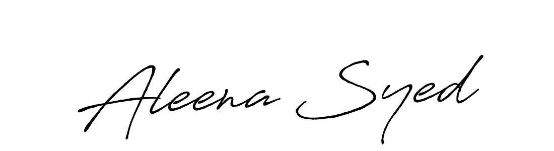 How to Draw Aleena Syed signature style? Antro_Vectra_Bolder is a latest design signature styles for name Aleena Syed. Aleena Syed signature style 7 images and pictures png