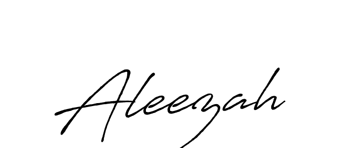 How to make Aleezah name signature. Use Antro_Vectra_Bolder style for creating short signs online. This is the latest handwritten sign. Aleezah signature style 7 images and pictures png